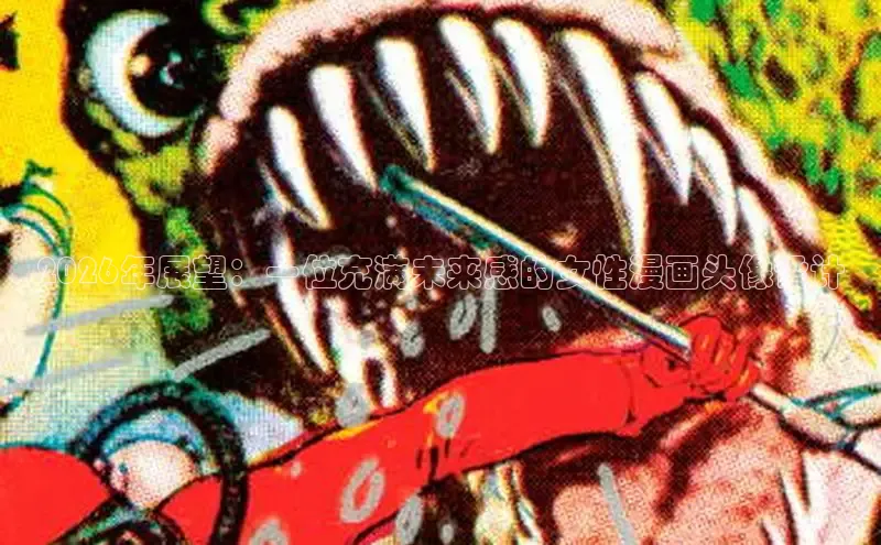 2026年展望：一位充满未来感的女性漫画头像设计